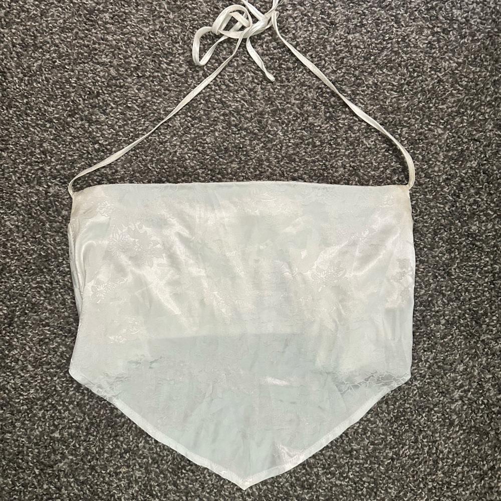Beginning Boutique White Halter Top